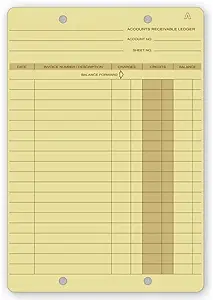 abc ledger cards keep your accounts receivable organized handy ledger cards give you plenty of room to