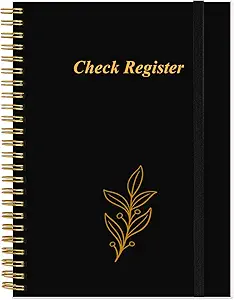 check register a5 checkbook register for personal checkbook expense ledger book for personal and small