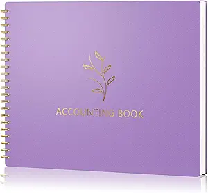 accounting ledger book for small business bookkeeping and personal use horizontal expense tracker notebook