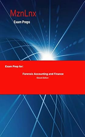 exam prep for forensic accounting and finance 1st edition david mason b07w8vq81f
