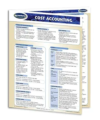 cost accounting guide financial quick reference guide by permacharts 1st edition  b017ush1g0