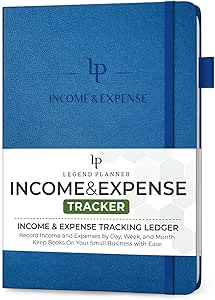 legend income and expense tracker bookkeeping record book accounting ledger small business supplies account