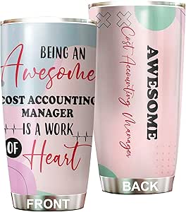 awesome cost accounting manager tumbler stainless steel 20oz funny cost accounting manager gifts bulk for