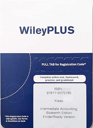 intermediate accounting wileyplus 1st edition 1119170788