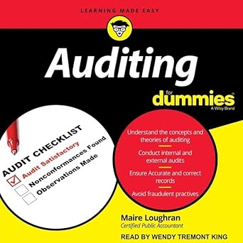auditing for dummies 1st edition marie loughran b08z4cnwvn, 979-8200303458