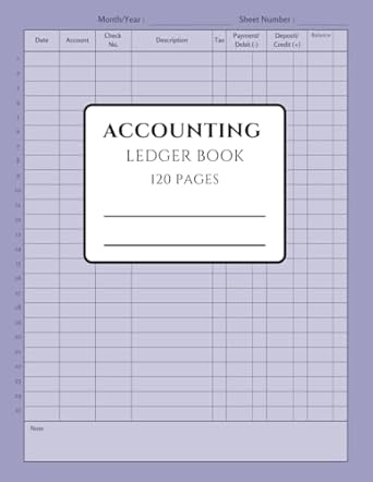 accounting ledger book large print easy to use bookkeeping ledger perfect for personal use or small