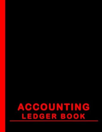 accounting ledger book 110 pages 8 5 x 11 ledger book for bookkeeping income and expense account tracker
