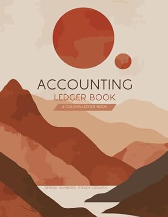 6 column ledger book small business large print 150 registration sheets and 30 note pages japandi design 1st