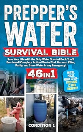 preppers water survival bible save your life with the only water survival book youll ever need complete