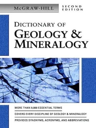 dictionary of geology and mineralogy 1st edition mcgraw hill education b000qctod6, 978-0071418003