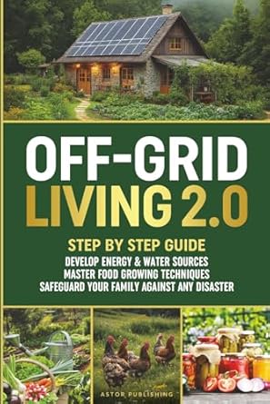 off grid living 2 0 step by step guide to develop energy and water sources master food growing techniques and