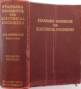 standard handbook for electrical engineers prepared by a staff of specialists 7th edition archer e knowlton