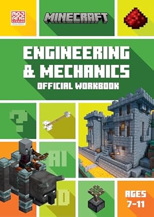minecraft stem engineering and mechanics official workbook 1st edition collins ks2 ,tom bolton 0008654220,