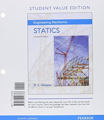 engineering mechanics statics student   plus mastering engineering with pearson etext access card package