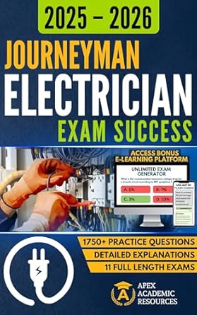 journeyman electrician exam success electrical license exam prep 1000+ practice questions detailed