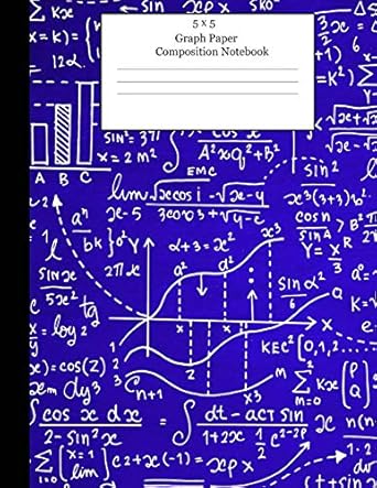 5 x 5 graph paper composition notebook grid paper notebook quad rued 5x5 8 5x11 perfect all purpose graphing