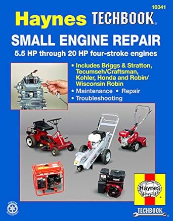 small engine repair for 5 5hp thru 20hp haynes techbook paperback haynes 1st edition john haynes 1563922983,
