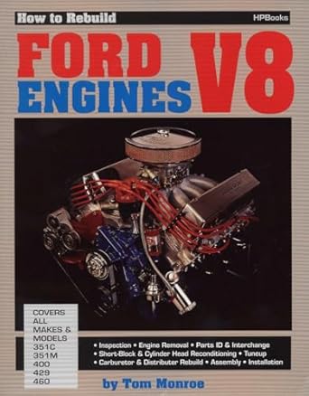 how to rebuild ford v 8 engines 1st edition tom monroe 0895860368, 978-0895860361