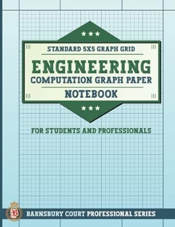engineering computation graph paper notebook standard engineering graph paper 5x5 grid for students