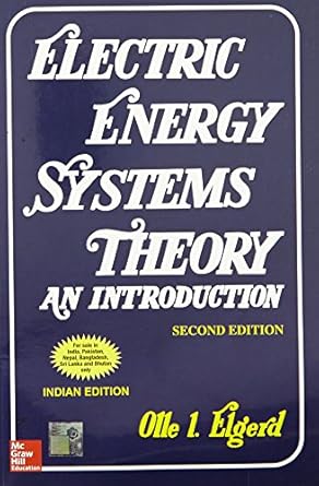 electric energy systems theory 1st edition o elgerd 007099286x, 978-0070992863