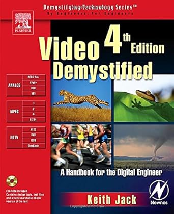 video demystified 1st edition keith jack 0750678224, 978-0750678223