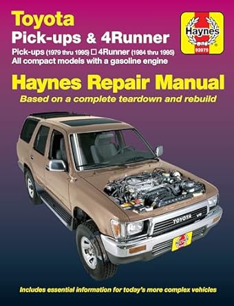 toyota pick ups 4runner and sr5 pick up haynes repair manual 1st edition haynes 1563921510, 978-1563921513