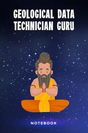 geological data technician guru notebook customized 100 page lined notepad journal gift for a geological data