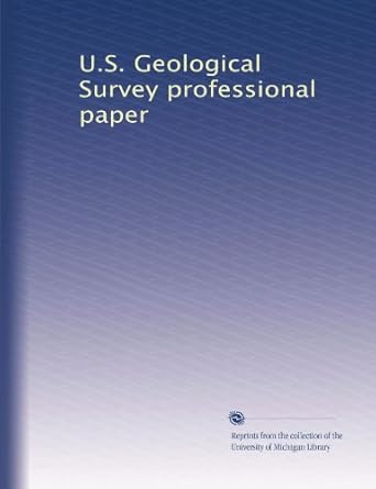 u s geological survey professional paper 1530 b 1st edition unknown b003yrif6w