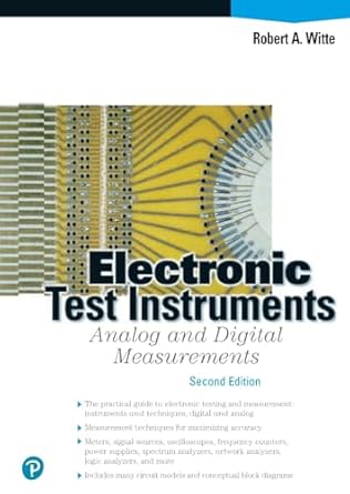 electronic test instruments analog and digital measurements 1st edition robert witte ,garcia/metrovoice