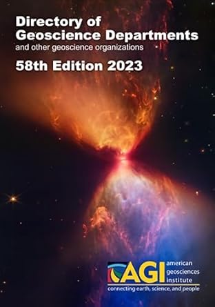 directory of geoscience departments 2023 1st edition christopher keane 0922152675, 978-0922152674