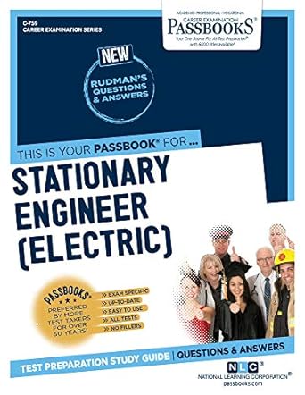 stationary engineer passbooks study guide 1st edition national learning corporation 1731807597, 978-1731807595