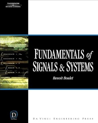 fundamentals of signals and systems 1st edition benoit boulet ,leo chartrand 1584503815, 978-1584503811