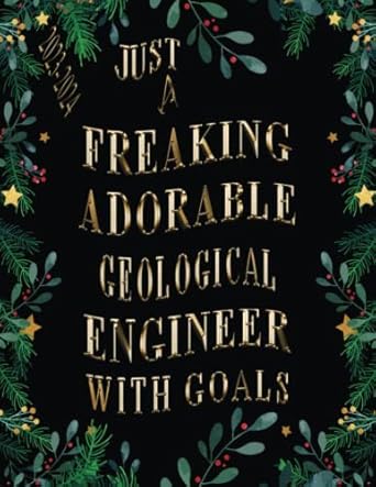 just a freaking adorable geological engineer with goals 2023 2024 monthly planner two year 24 months agenda