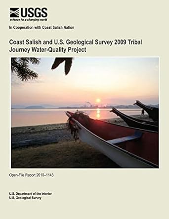 coast salish and u s geological survey 2009 tribal journey water quality project 1st edition u s department