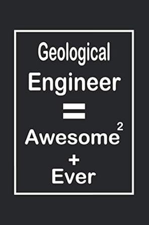 funny geological engineer journal and notebook graduation gift lined notebook / journal gift 120 pages 6x9