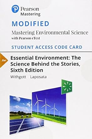 essential environment the science behind the stories modified mastering environmental science with pearson