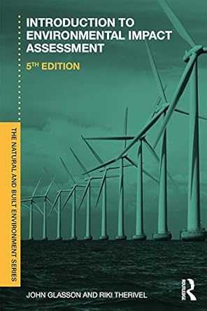 introduction to environmental impact assessment 1st edition john glasson ,riki therivel b001hd2246,
