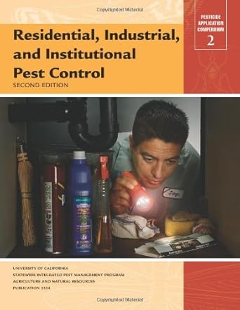 residential industrial and institutional pest control 2nd ed 1st edition pat o'connor marer 1879906708,