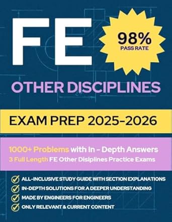 fe other disciplines exam prep pass the eit/fe exam with 1000+ practice problems chapter summaries and 3 full