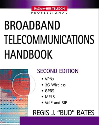 broadband telecommunications handbook 1st edition regis j bates b001ir3kqa, 978-0071369299