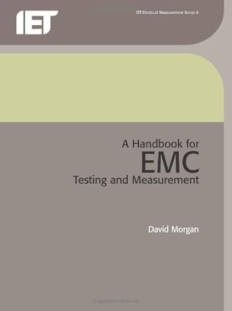 a handbook for emc testing and measurement by morgan david paperback 1st edition  b010wff6ow