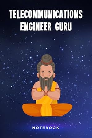telecommunications engineer guru notebook customized 100 page lined notepad journal gift for a