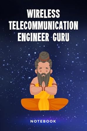 wireless telecommunication engineer guru notebook customized 100 page lined notepad journal gift for a