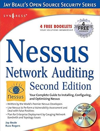 nessus network auditing 1st edition russ rogers b00294c68o, 978-0080558653