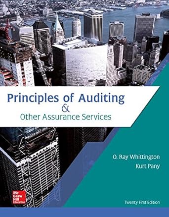 loose leaf for principles of auditing and other assurance services 1st edition ray whittington ,kurt pany