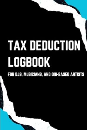 tax deduction logbook for djs musicians and gig based artists 1st edition savaant entertainment b0drcmlfyn