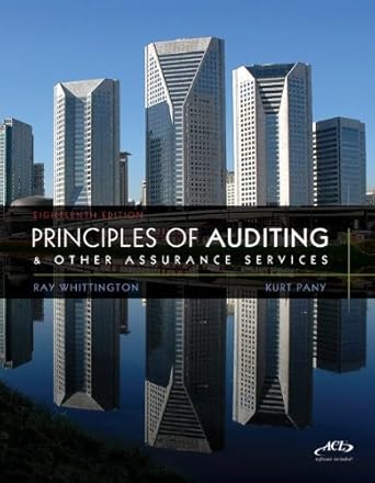 principles of auditing and assurance services with acl software cd + connect plus 1st edition o ray