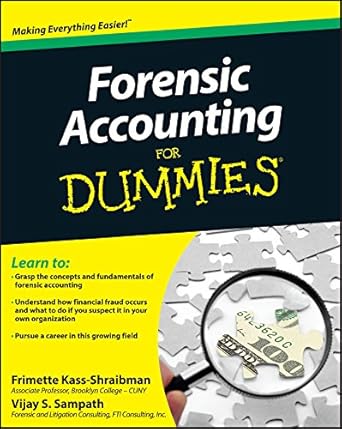 forensic accounting for dummies 1st edition frimette kass shraibman ,vijay s sampath b004kaac3q,