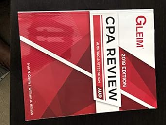 gleim cpa review auditing 2018 paperback 2017 1st edition irvin n gleim 1618540793, 978-1618540799