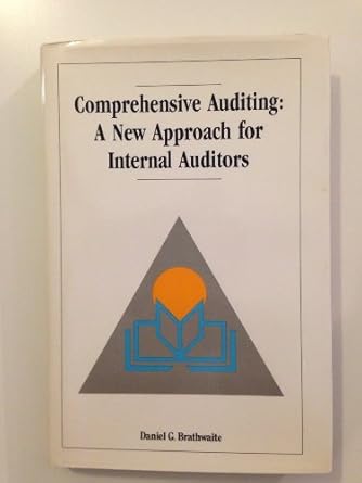 comprehensive auditing a new approach for internal auditors 1st edition daniel g brathwaite 0969403704,